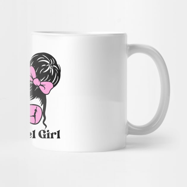 Messy Bun Cartwheel Girl by The WYLD Tribe